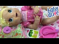 Feeding Baby Alive 2006 Soft Face Doll Peas Doll Food