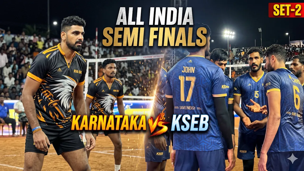 4 Lakhs All India Tournament Semi Finals Karnataka Vs KSEB Set-2