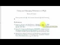 How to hyperlink references in LaTeX