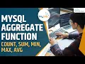 MySQL Aggregate Functions SUM MIN MAX AVG - Complete Tutorial