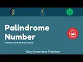Palindrome Number Java HackerRank Interview Problem CodeJavaWithSaqib