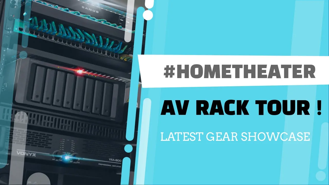 Home Theater Tour AV Rack 2020 | Pioneer Sanus AV Rack Klipsch Speakers LIFX PLEX WiFI Linksys Setup