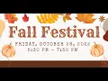 Fall Festival Student Flyers