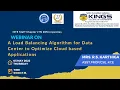 A load balancing algorithm for data center to optimize cloud based applications