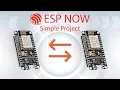 ESP NOW - easy tutorial for ESP8266