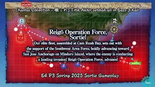  kantai collection titik akhir setelah all in easy 3 kali e4 p3 spring 2025 sortie gameplay