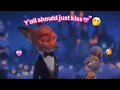 Nick wilde and Judy hopps having way too much romantic tension in Zootopia 2