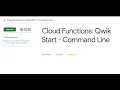 Cloud Functions Qwik Start - Command Line Qwiklabs GSP080 GCCP Labs