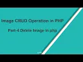 How to Delete Image from Folder using php pewdiepie Image CRUD Operation Part-4