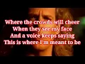 Go the Distance (lyrics) by Michael Bolton