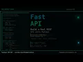 Build a REST API with Python in 1 Hour FastAPI from Scratch The Weekly Stack
