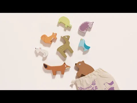 Woodland Stacking Forest Animals & Bag