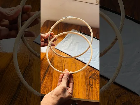 Embroidery Hoop Art Ring Frame Unboxing! 💖 #meeshohaul #embroiderydesign #shorts