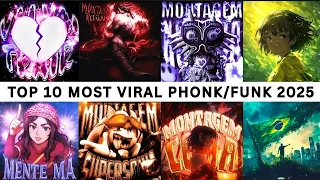 TOP 10 MOST VIRAL PHONK FUNK 2025 WITH POWER BOOST 