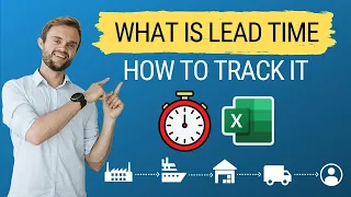 Supply Chain Lead Time How to Track Optimize calculation example in Excel