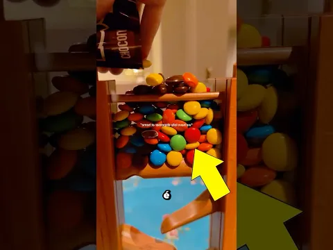 A máquina de doces mais satisfatória que já vi #satisfatorio #doce #shorts