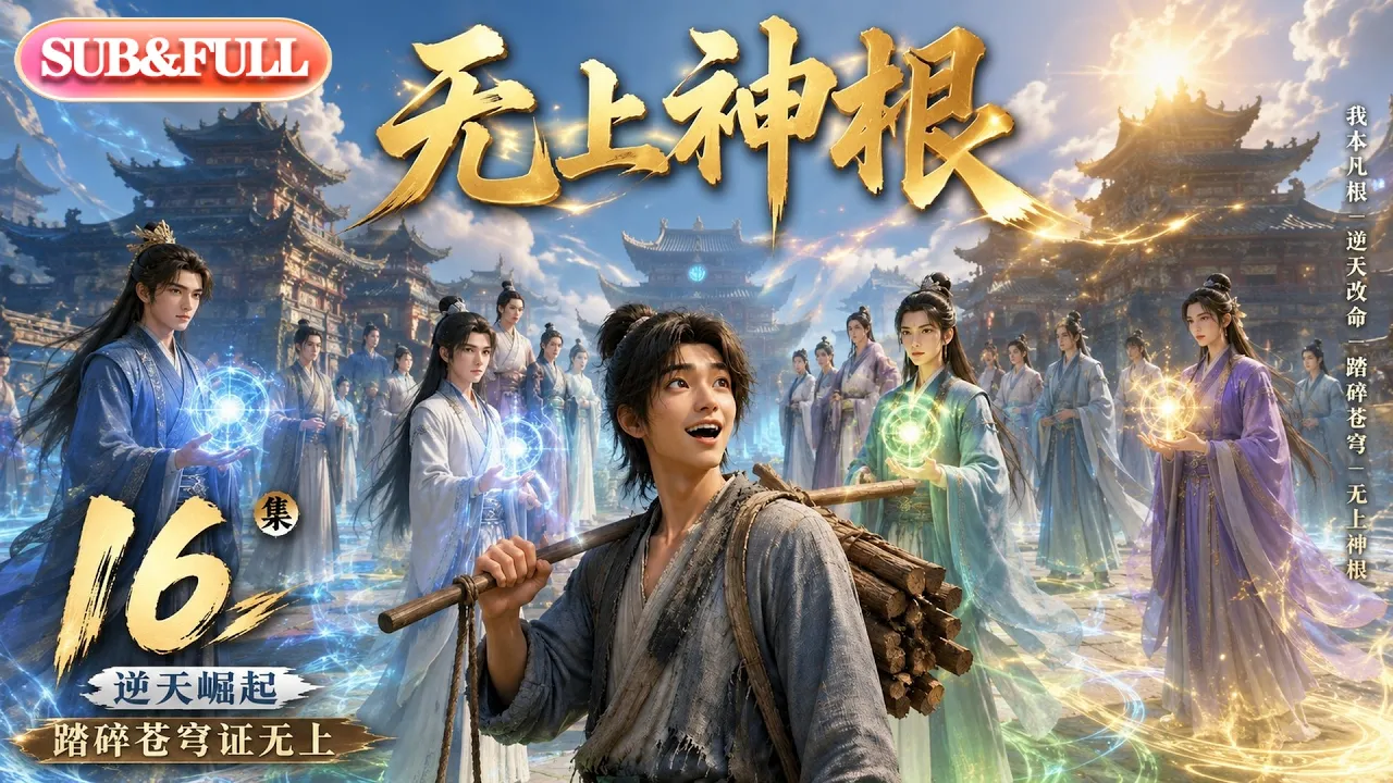 【全集FULL】《无上神根》| AI短剧 | ENG SUB #薄荷听书 #cdrama #latest #热门短剧 #都市 #重生 #逆袭 #现代 #甜宠 poster