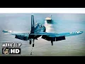 Impossible Aircraft Carrier Landing Scene DEVOTION 2022 Movie CLIP