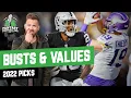 Fantasy Busts Values for 2022 PP R Leagues Fantasy Football 2022 - Ep 1274