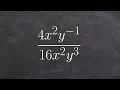 Rules of exponents to help us simplify a rational expression