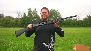 Mossberg Maverick 88 12 Gauge Pump Action SHOTGUN First SHOT Review