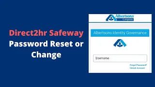 Direct2hr Safeway Password Reset Direct2hr Password Change 2023