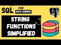 STRING FUNCTIONS in SQL Tutorial 17 SQL-Data Science Tutorials for Absolute Beginners
