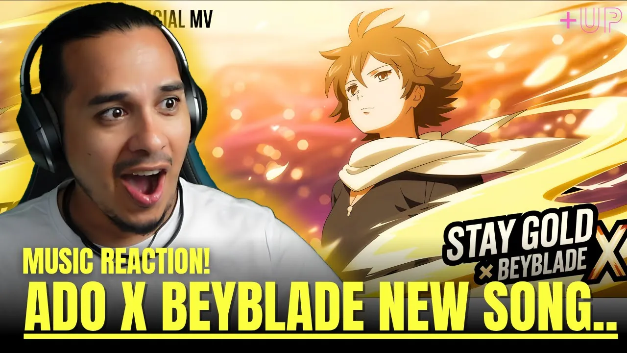 JAW-DROPPING ADO Stay Gold BeyBlade MV Reaction! JAW-DROPPING ADO Stay Gold BeyBlade MV Reaction!