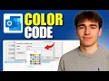 How to Color Code Microsoft Outlook Calendar Tutorial 2026