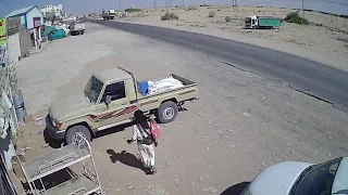 حادث شاص وحبه خط العبر مارب اليمن 