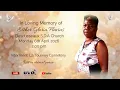 In Loving Memory of Esther Gloria Flavius