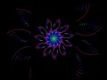 Flowers animation using python turtle graphics