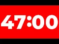 47 Minute Timer Without Music Perfect for Study and Work