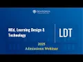 JHU Online Master of Education in Learning Design Technology LDT Explained November 2025