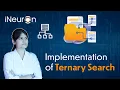 Implementation of Ternary Search DSA community course