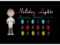 Holiday Christmas Lights Animation Tutorial CSS JavaScript