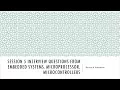 Session 5 Interview Questions from Embedded Systems Microprocessor Microcontrollers