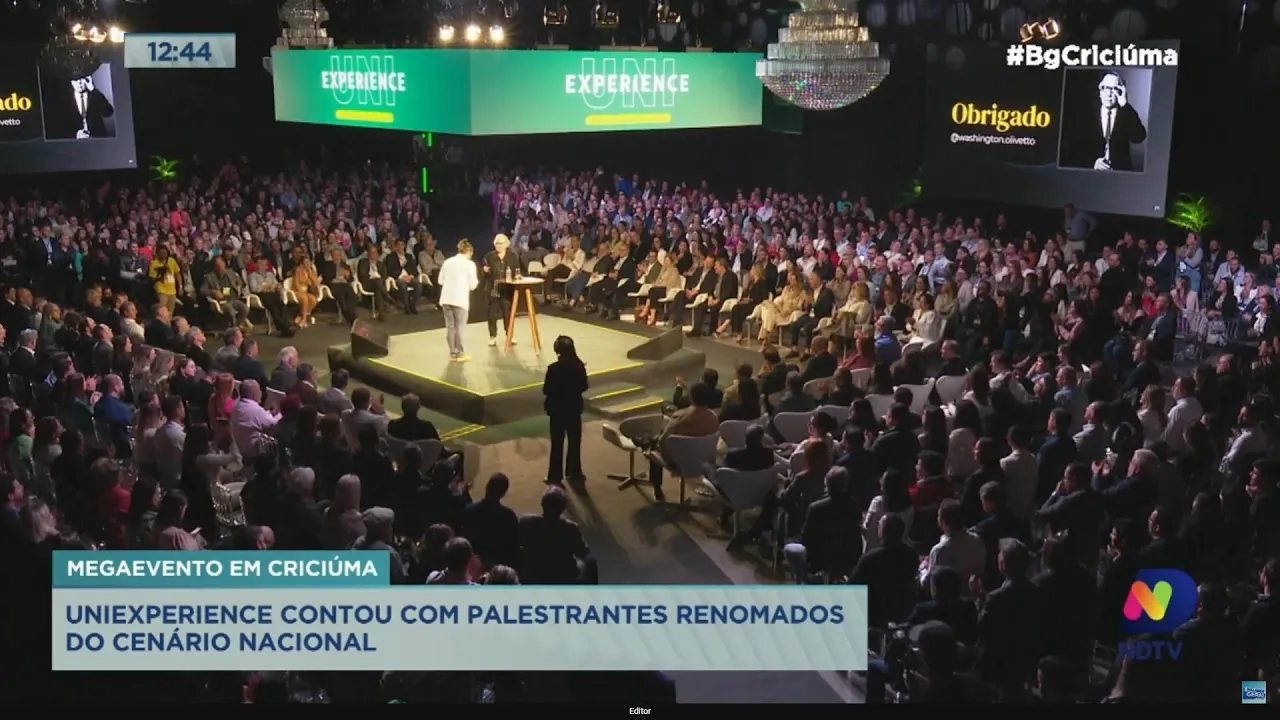 Ney Lopes: evento milionário reuniu os maiores nomes do show business nacional no mesmo palco