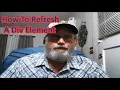 How To Refresh A Div Element