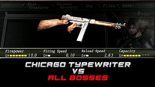 chicago typewriter vs all bosses professional resident evil 4 hd project