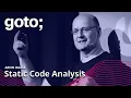 Static Code Analysis - A Behind-the-scenes Look Arno Haase GOTO 2022