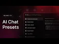 Introducing Raycast AI Presets