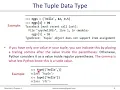 Python Programming Lists Tuples and References VTU BE CSE 18CS55 ADP Module 2 Lecture 3