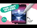 Your First Procreate Drawing - Easy Fun Beginner Tutorial