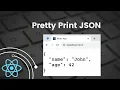 How to Pretty Print JSON React Tutorial