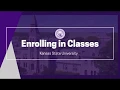 Enrolling in Classes at K-State