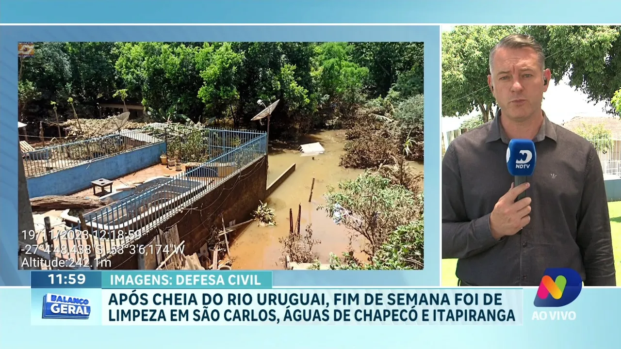 Após Enchente no Oeste Catarinense, Moradores se Unem para Limpeza e Reconstrução