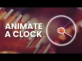 How to ANIMATE a CLOCK in PowerPoint A simple 5 minute tutorial