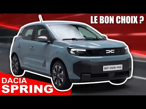 NOUVELLE DACIA SPRING : Elle grandit, son prix reste petit ! - YouTube thumbnail