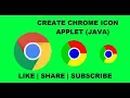 Create Chrome Icon in Applet By BKTutorial